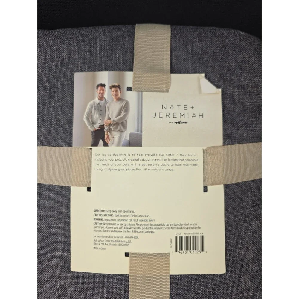 New Nate & Jeremiah Cloth Crate Cover 36